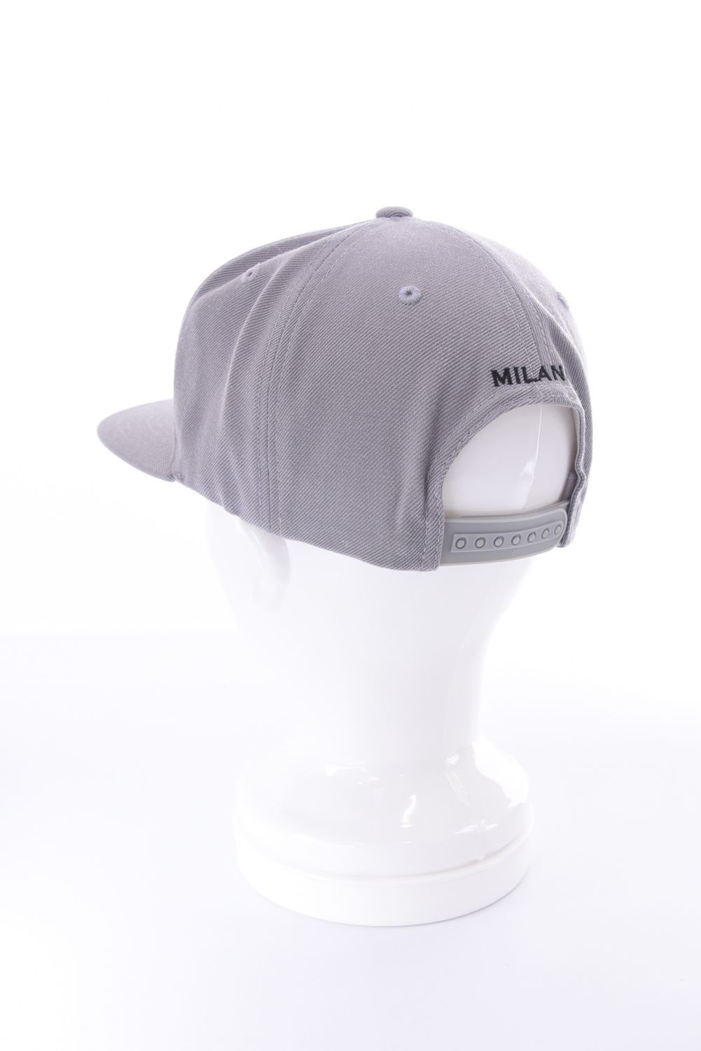 【26SS】 HEART MIX LOGO SNAPBACK CAP / ブランドロゴ刺繍 スナップバック フラットキャップ (グレー)