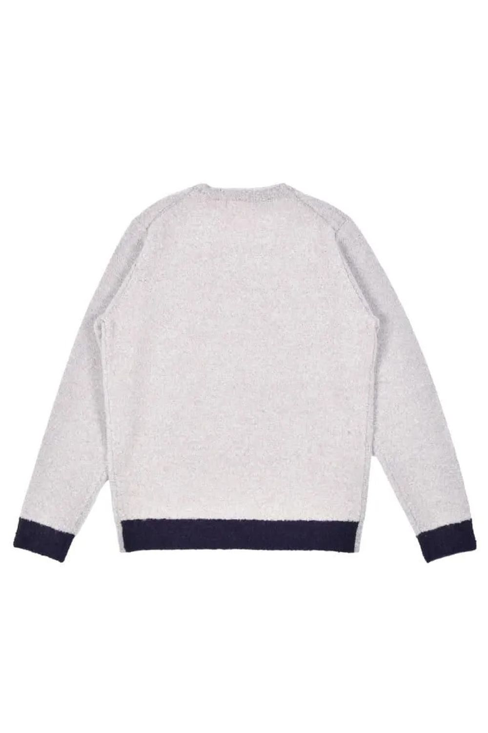 【26AW】【レディース】 ACCENT BOUCLE KNIT / アクセントリブ ブークレニット (グレー)*