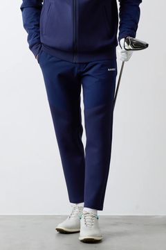 【25AW】 FRONT SWITCH TAPERED PANTS / ボンディング素材 ハイブリッドロングパンツ (ネイビー)