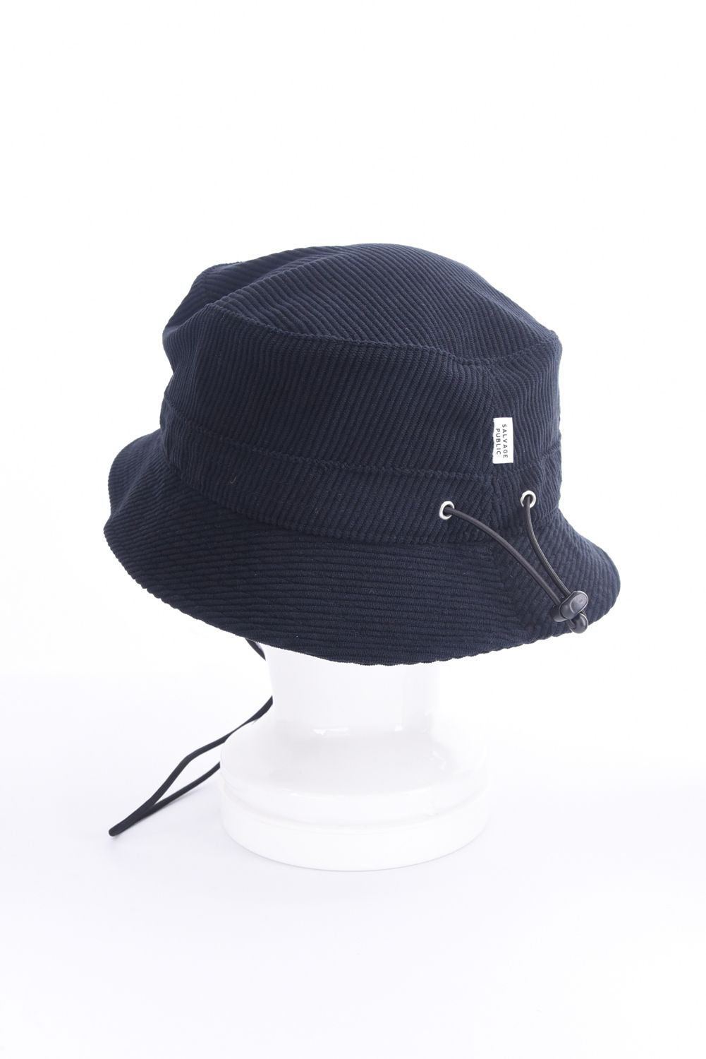 Uka Corduroy Bucket Hat / コーデュロイ バケットハット (ブラック)