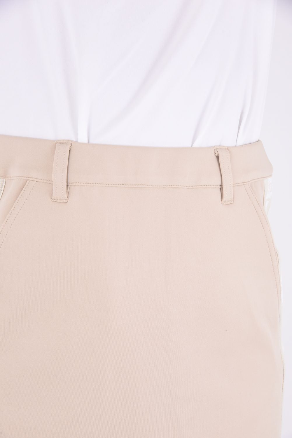 BRIEFING - WOMENS SIDE LOGO LINE SKIRT / サイドラインロゴテープ