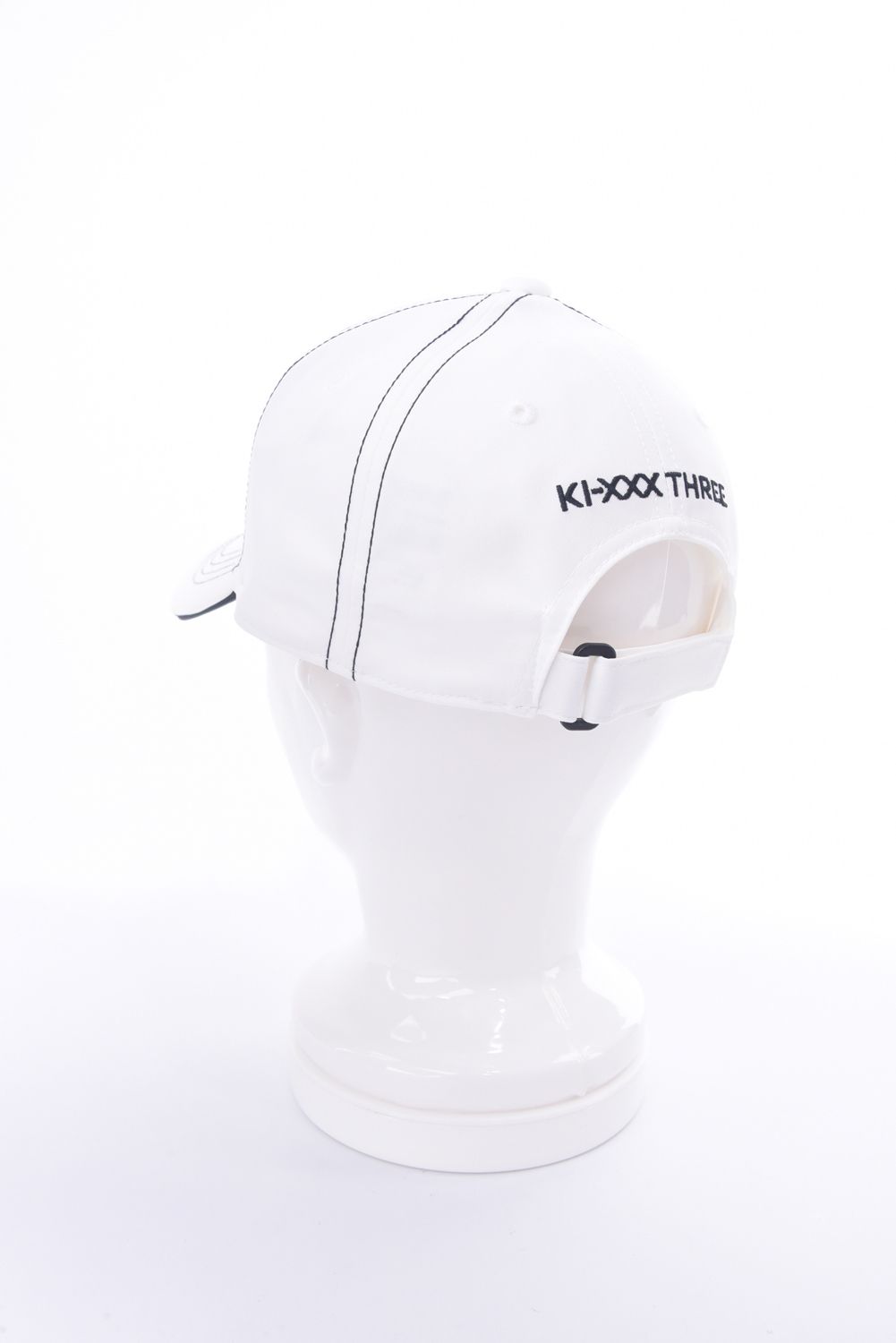 LOGO CAP / 立体ロゴ刺繍 キャップ (ホワイト)