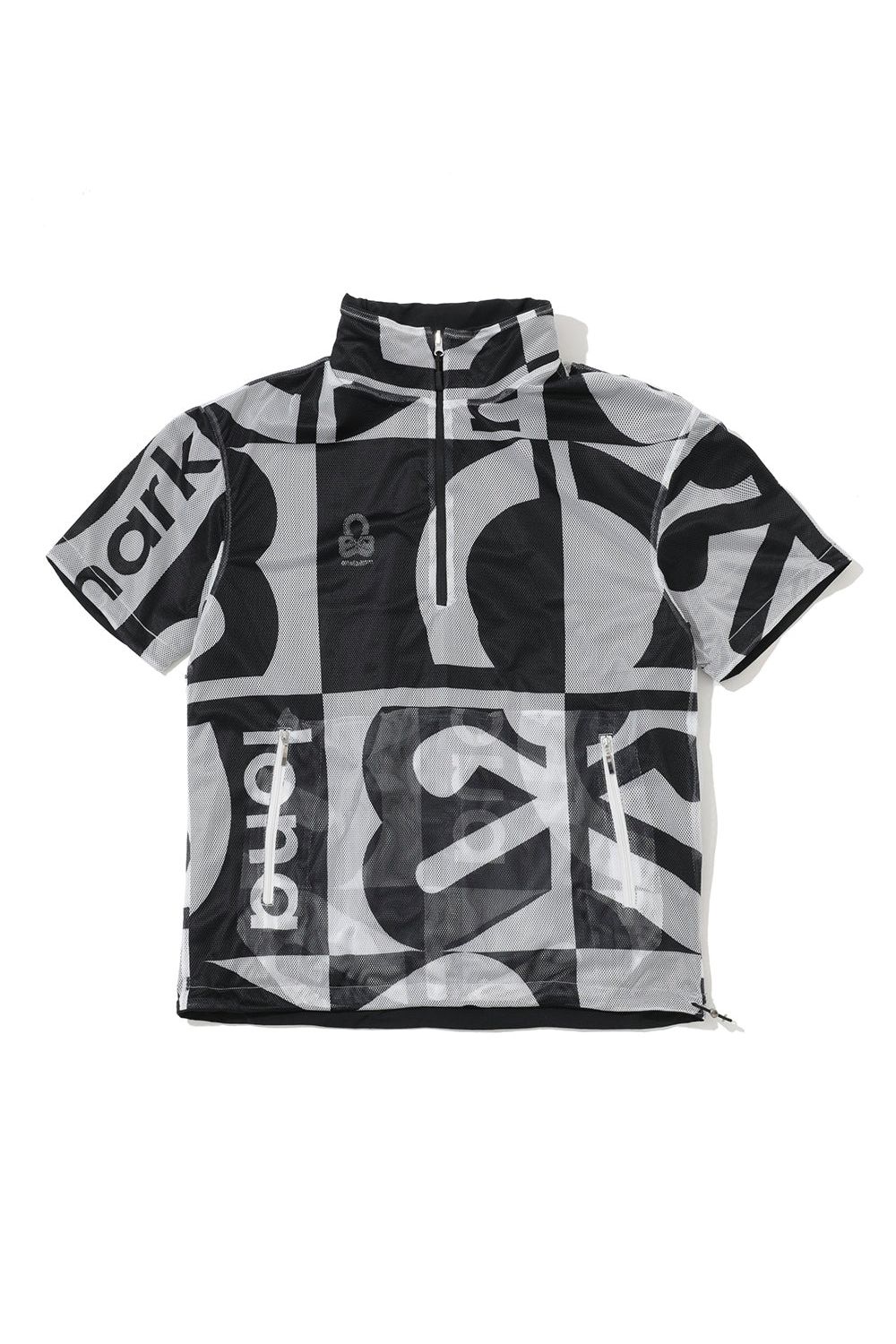 【2026SS 木村拓哉さん着用 VOL.4】 QUADRA AIR MESH 2-WAY PULLOVER / リバーシブル ショートスリーブプルオーバー (ブラック) (3月4日入荷予定)