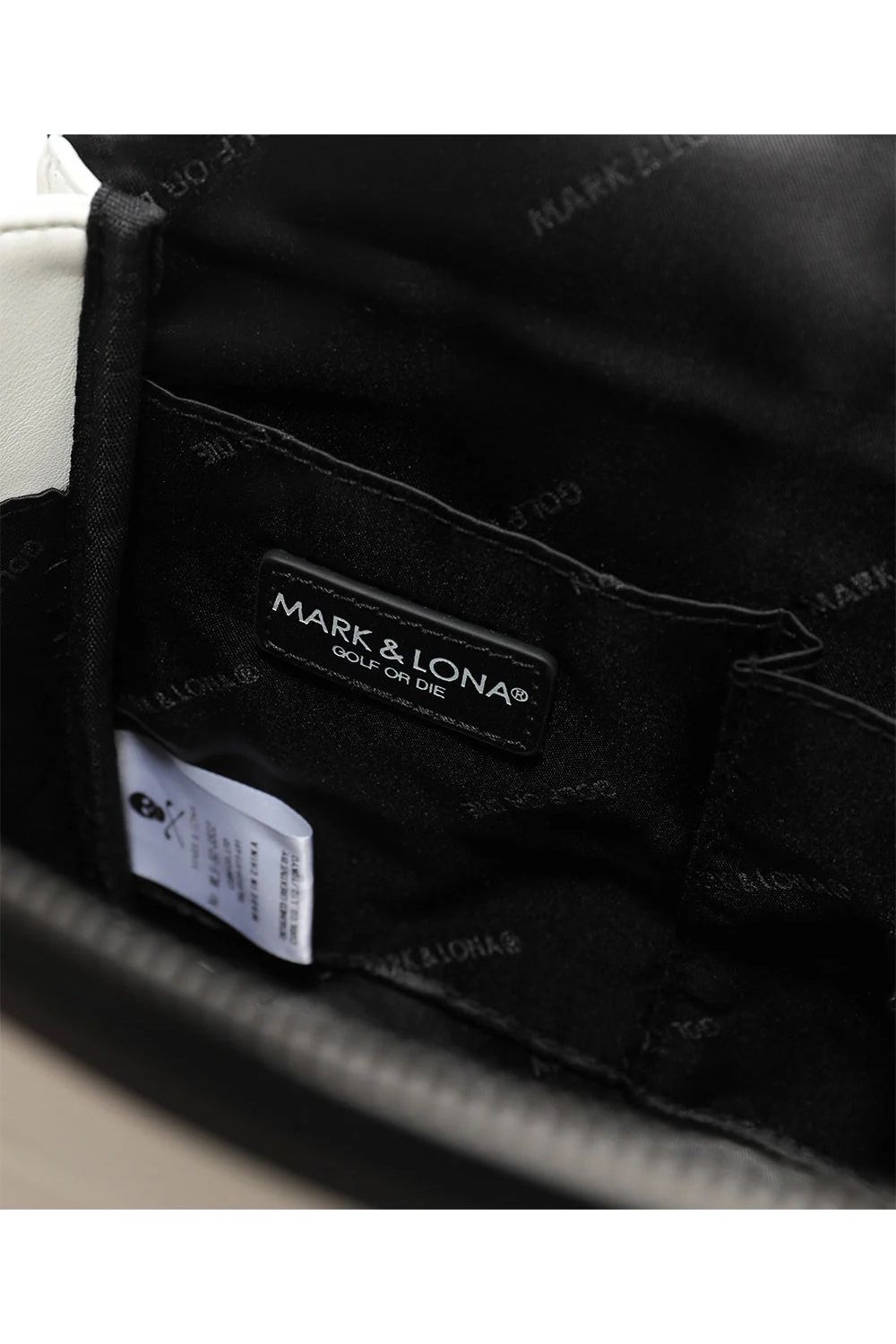 ETERNAL QUILTED BOX BAG / シンセティックレザー サークルスカル キルティング カートバッグ (ホワイト)