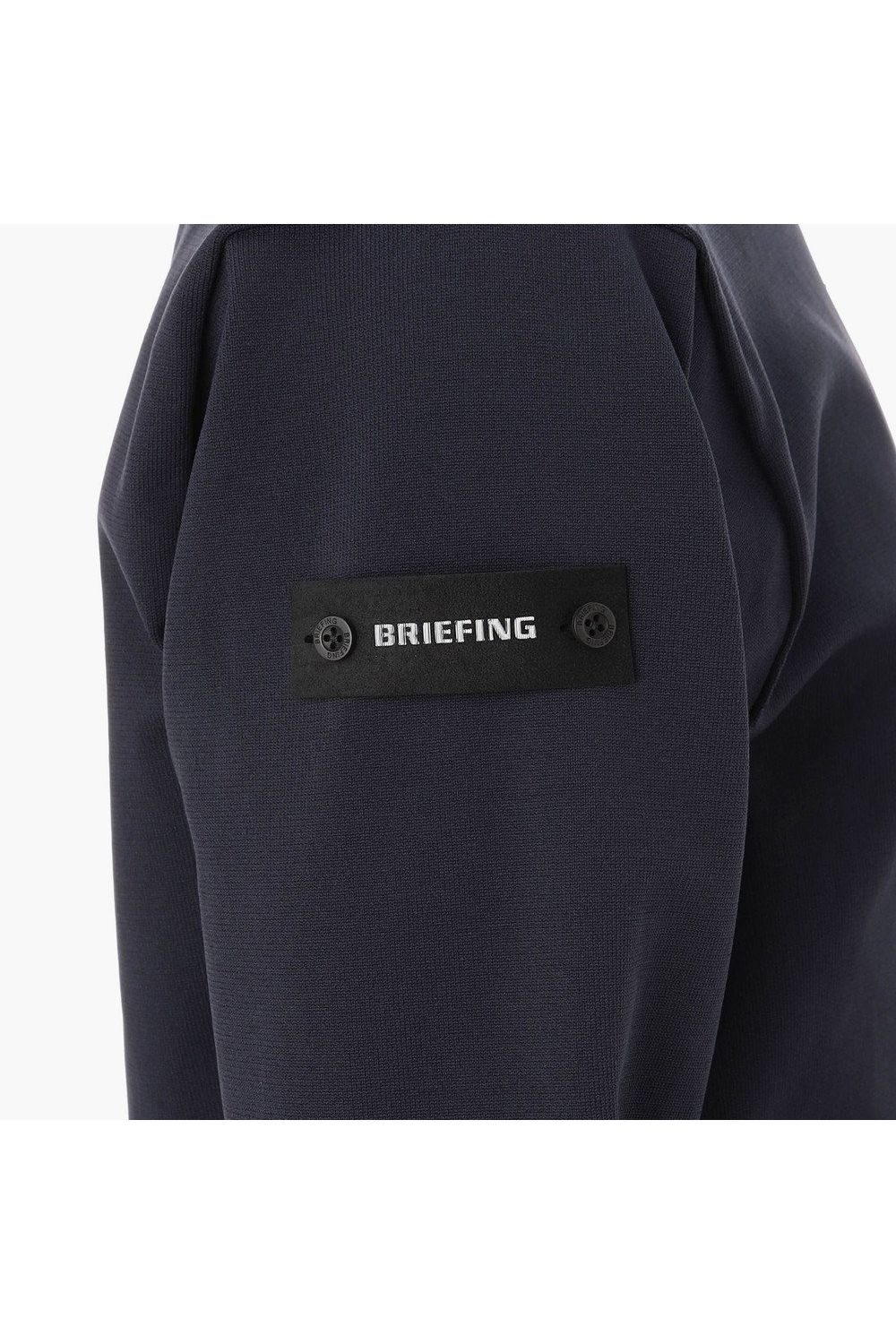 【26AW】 MEN’S PLANE KNIT CREWNECK / ブランドロゴ クルーネックニット (ネイビー)