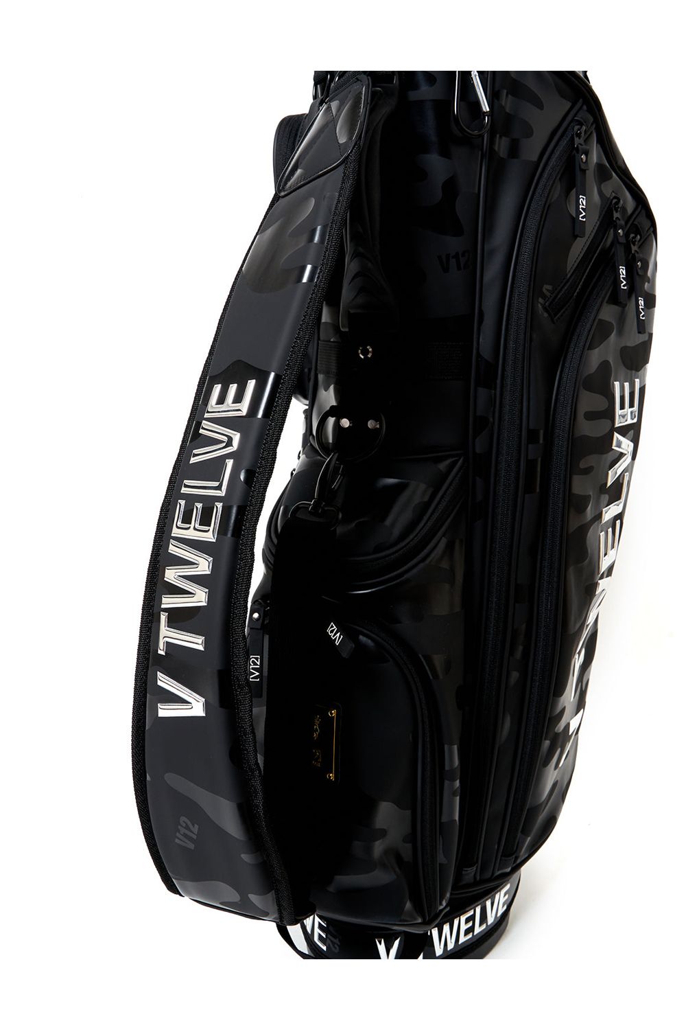 V12 キャディバッグ　スタンド式　９号　値下げ交渉 V12 ゴルフ スタンド キャディバッグ BLACK OUT 9 スタンド式