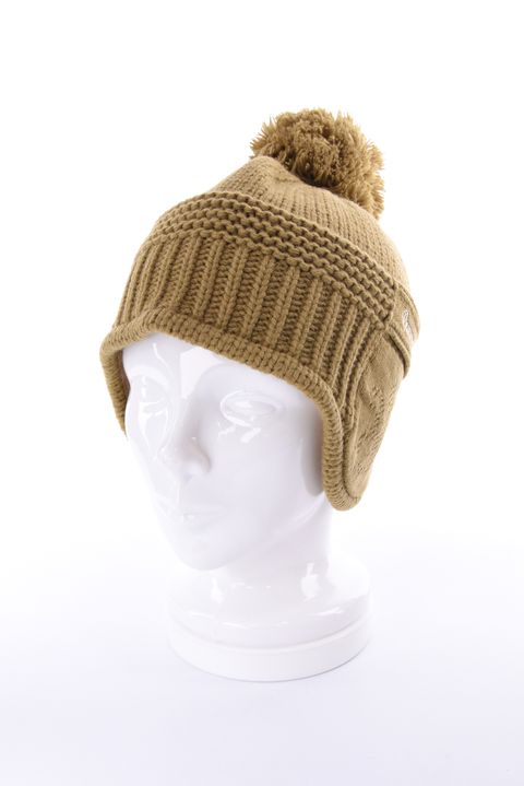 【26AW】 EAR WARMER KNIT CAP / イヤーウォーマー ニットキャップ  (キャメル)