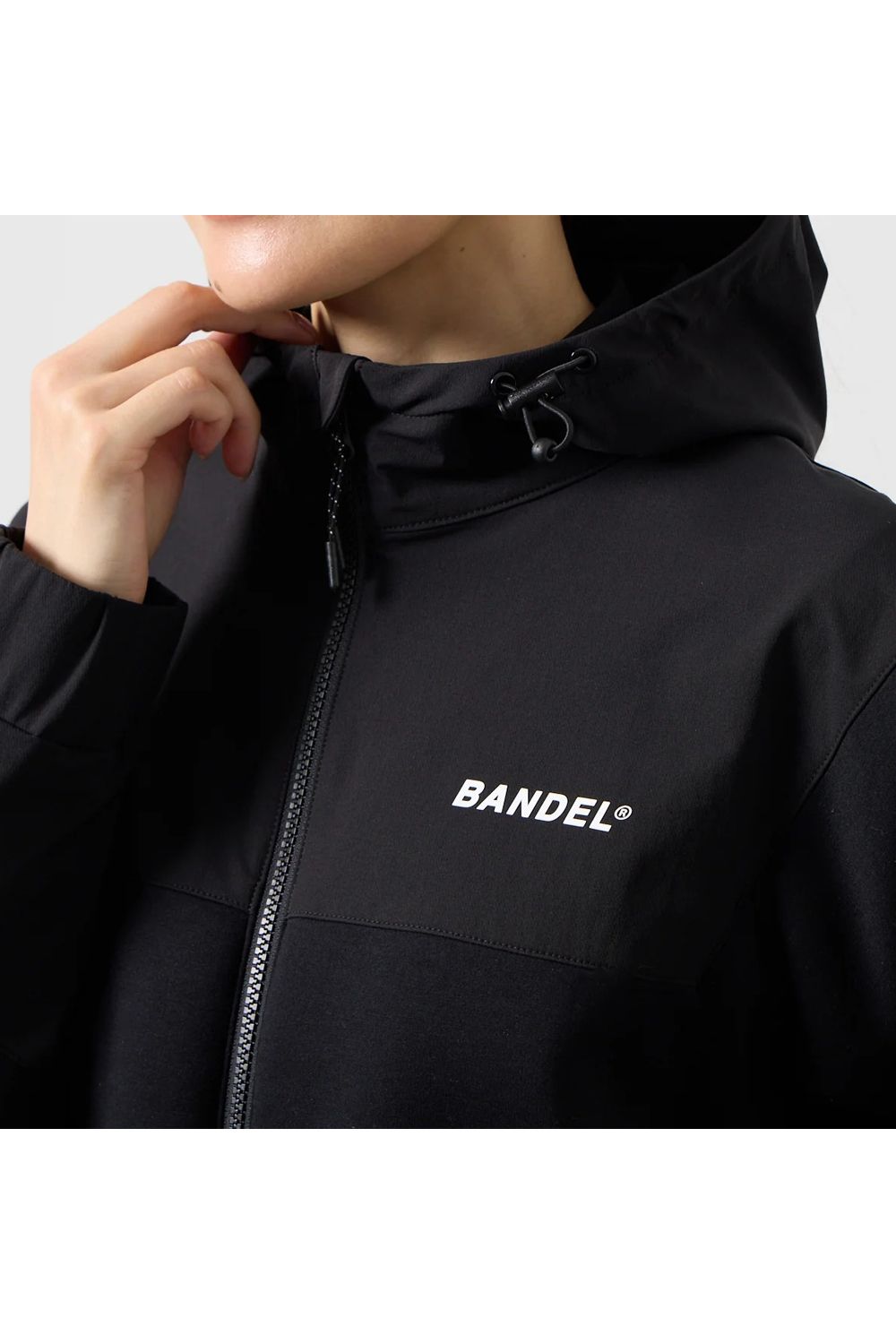 【26AW】 【レディース】 BONDING COMBINATION ZIP HOODIE / ボンディングコンビネーション ジップアップパーカー (ブラック)
