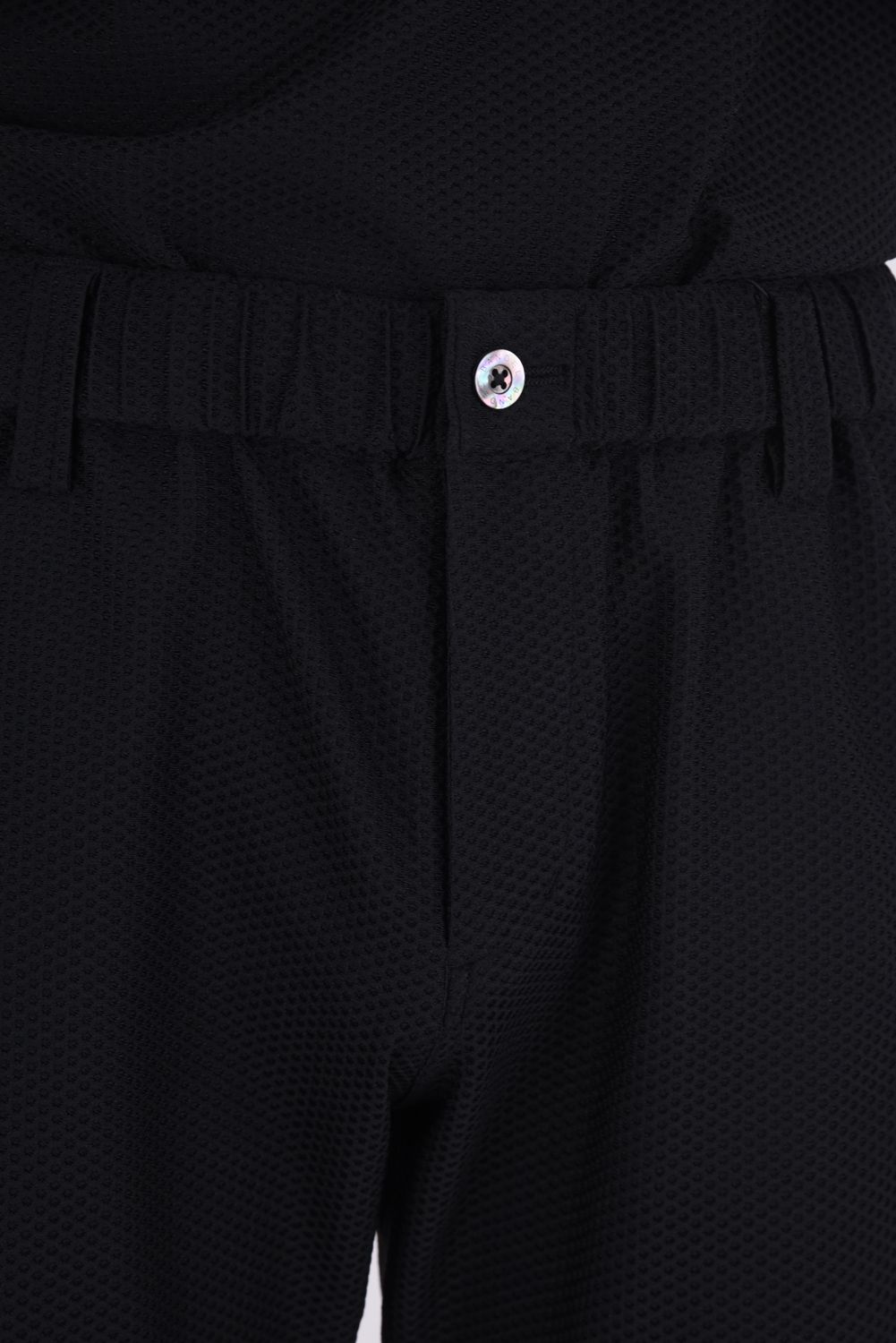 【26SS】 DRY WAFFLE SWITCH HALF PANTS / ドライワッフル サイド切り替え ショートパンツ (ブラック)
