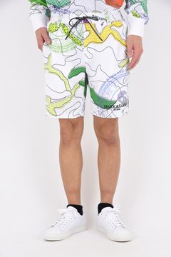 【26SS】 AXON CAMO PERFORMANCE SHORTS / 軽量ナイロンタフタ カモフラージュプリント ショートパンツ (ホワイト)