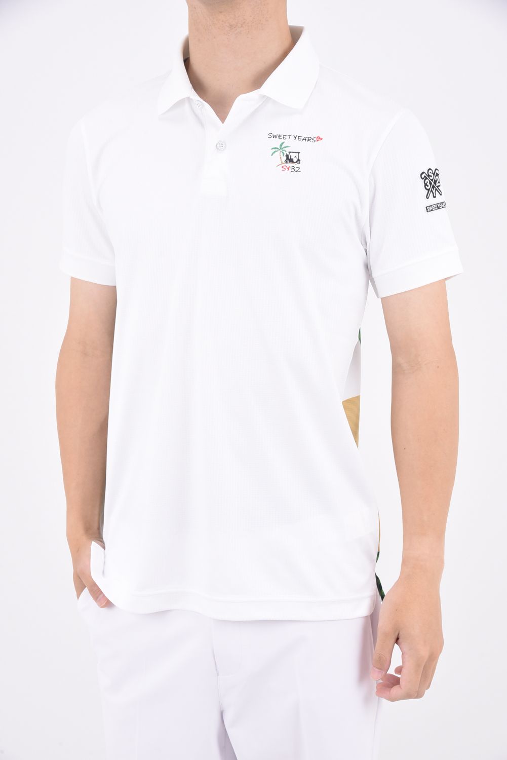 SY32 by SWEET YEARS GOLF - BACK GRAPHIC POLO / オリジナル