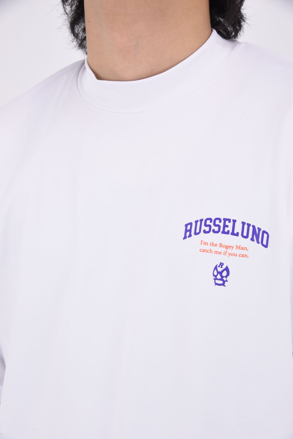 通販 激安 COLLAGE 【25SS】 - RUSSELUNO LOOSE ルーズフィット / MOCKNECK メンズウェア