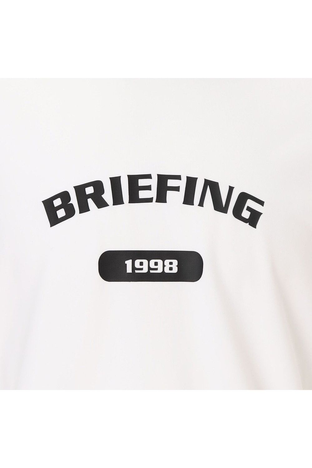 【26SS】 MEN’S COLLEGE LOGO HIGHNECK / カレッジロゴ リラックスフィット モックネックTシャツ (ホワイト)