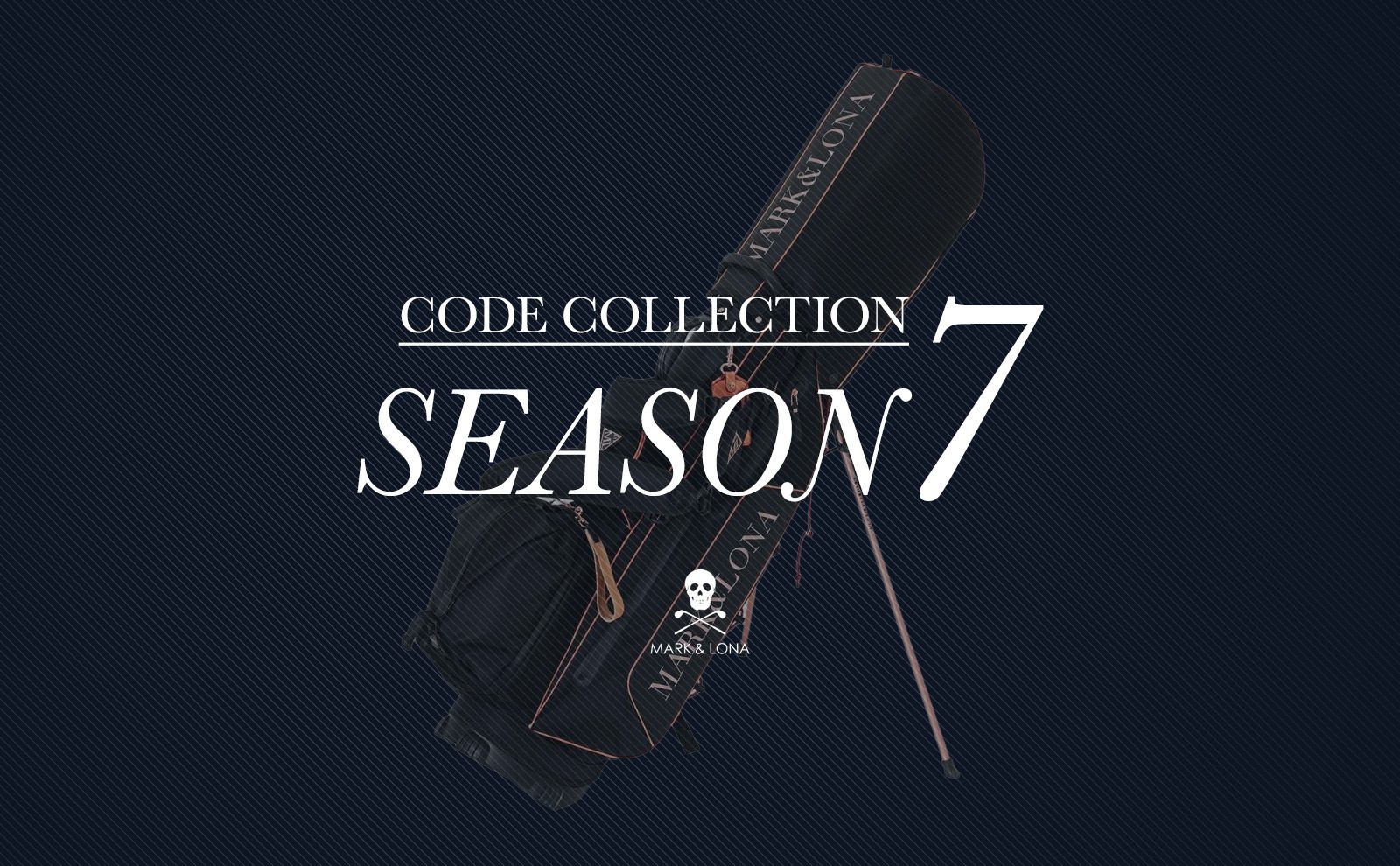 MARK&LONA - 【CODE COLLECTION】 CD7-MTB / 高密度ツイル素材 キルティング 舟形カートバッグ ブラック |  GOSSIP GOLF