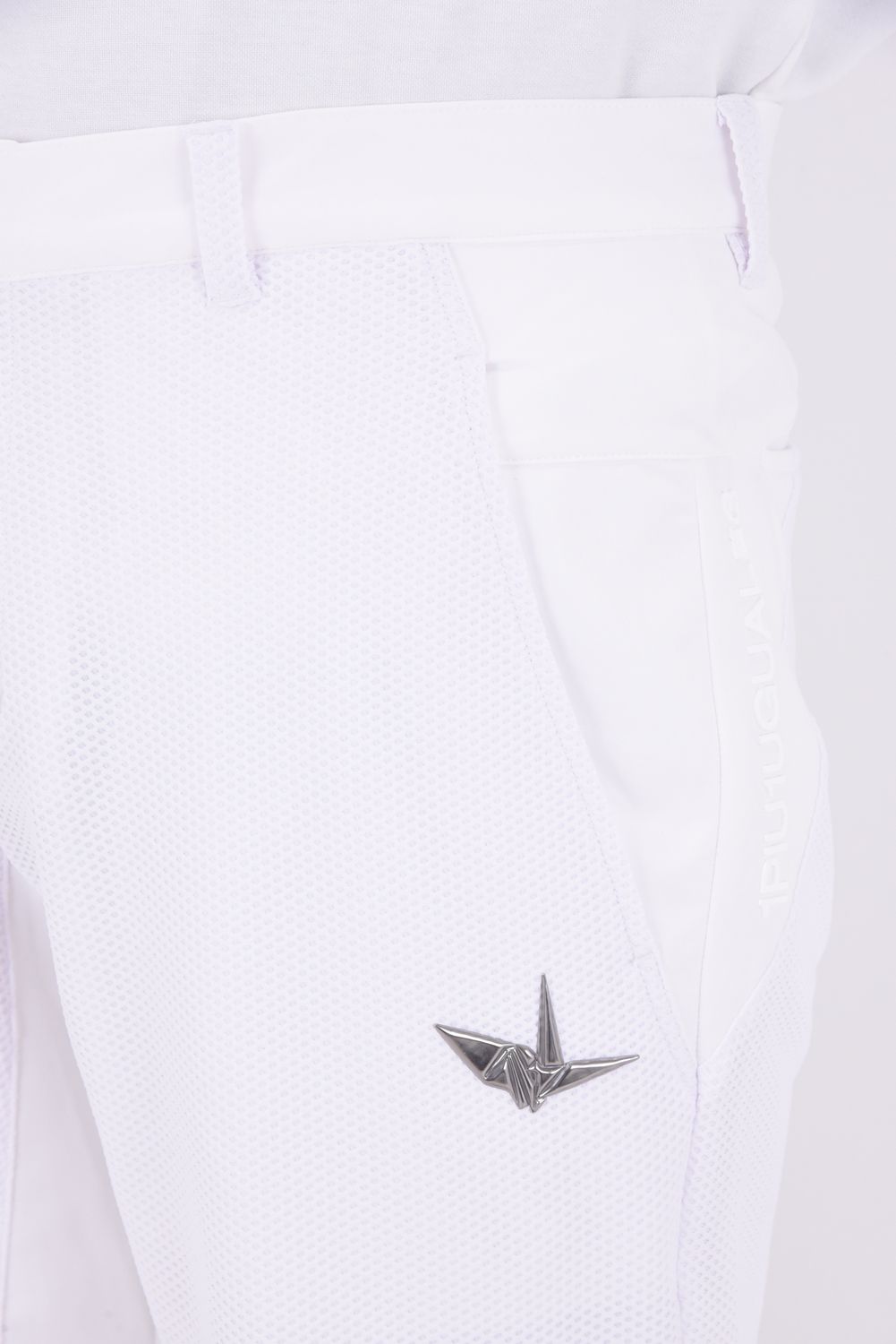 【25SS】 113 GOLF MESH SHORTS / ROICA素材メッシュ ショートパンツ (ホワイト)