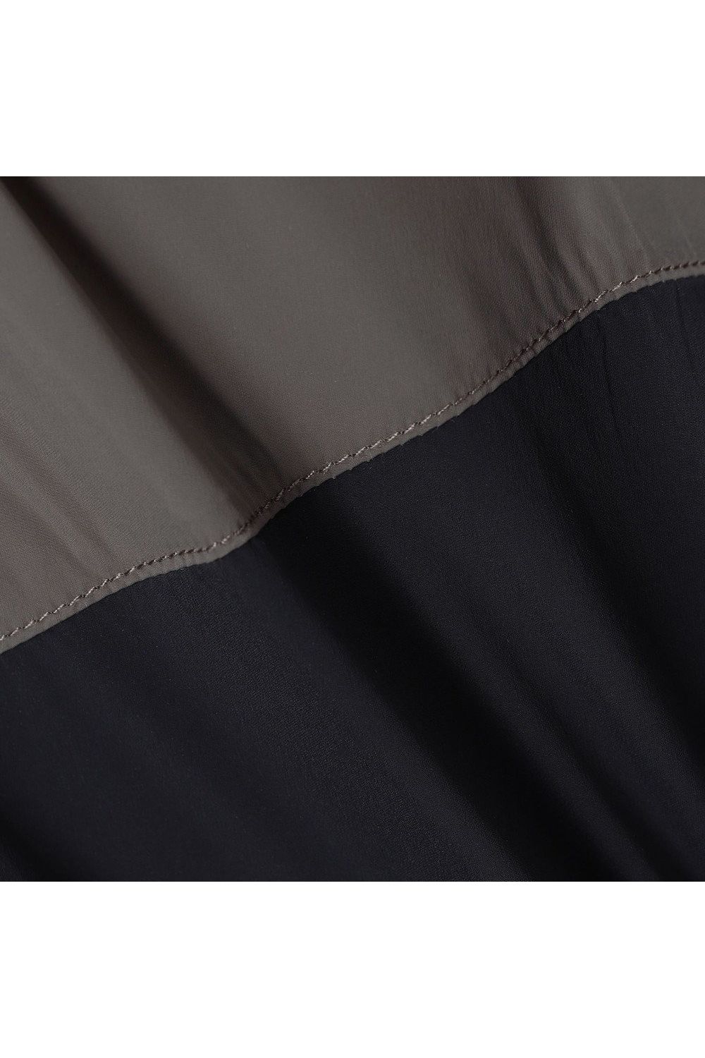 【26SS】 MEN'S BI-COLOR WIND BLOUSON / バイカラー スタンドカラーブルゾン (ブラック)