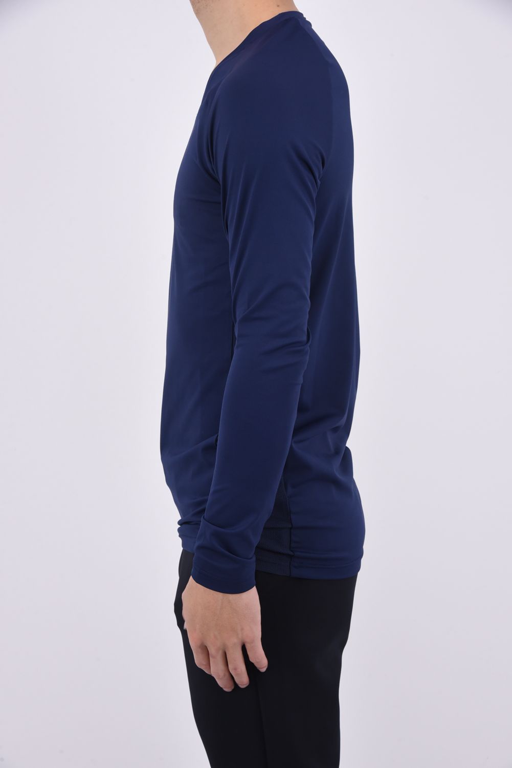 MENS UNDER SHIRT / ブランドロゴ Vネック ストレッチ アンダーシャツ (ネイビー)