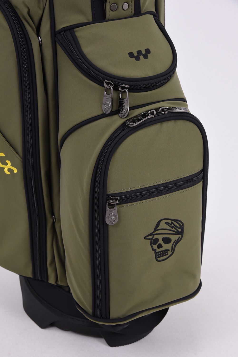 【26AW】 PIONEER TOWN Logo Assorted CADDIE BAG / ロゴアソート スタンドタイプ キャディバッグ (オリーブ)