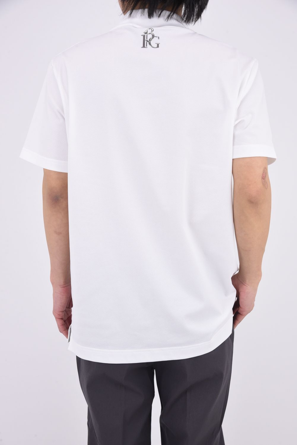 【26SS】 ICE LUXE MOCK NECK  / 接触冷感 モックネックTシャツ (ホワイト)