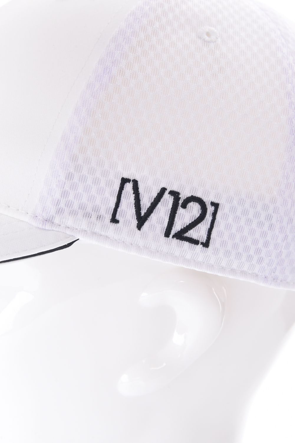 【26SS】 ARC CAP / 3Dブランドロゴ刺繍 メッシュキャップ (ホワイト)