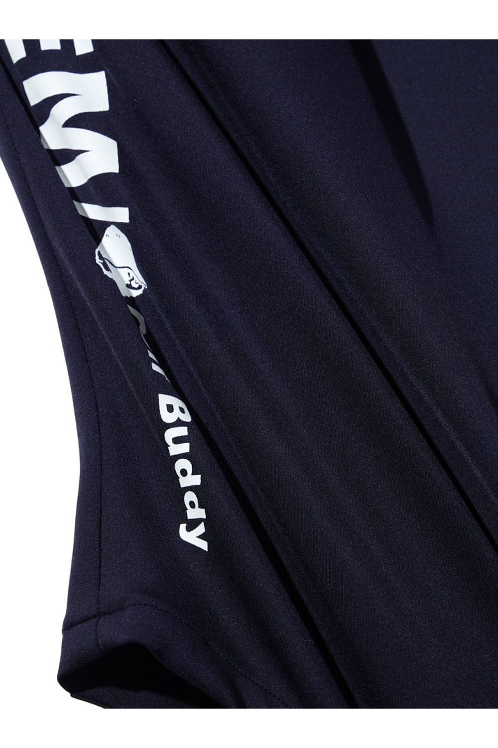 【26SS】 NEOPRENE DOUBLE PANTS / ネオプレーン サイドロゴ ショートパンツ (ネイビー)