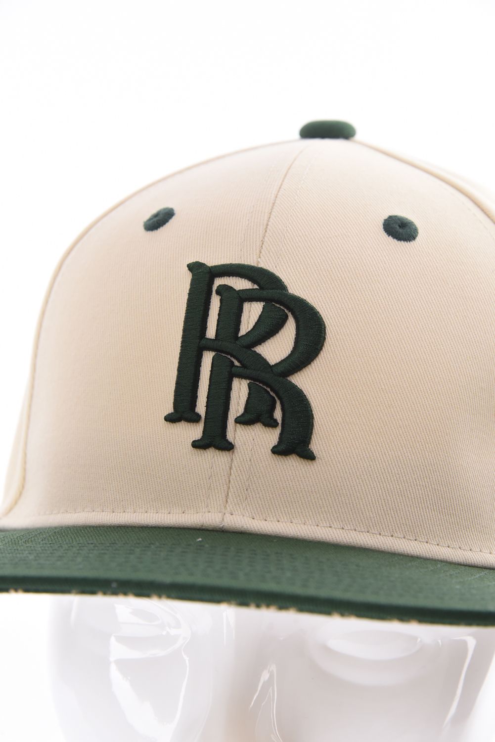 【26SS】  BICOLOR CAP FLAT / バイカラー キャップ フラット (ベージュ/グリーン)