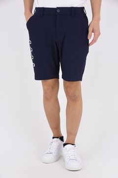 【26SS】 HIGH TENSION SUCKER SHORT PANTS / シアサッカー ウェーブロゴ ショートパンツ (ネイビー)