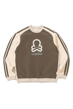 【2025AW】 EVER PERFORMANCE PULLOVER / ダンボールニット 裏起毛 リフレクタープリント クルーネックプルオーバー (オフホワイト)