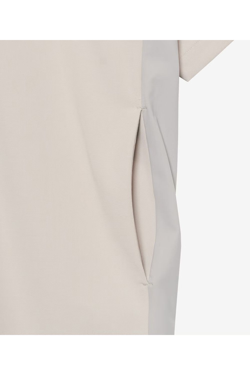 【26SS】 LUXURY SPORTY SHIRT / ドライタッチ サイドパネル スポーティシャツ (ライトベージュ)