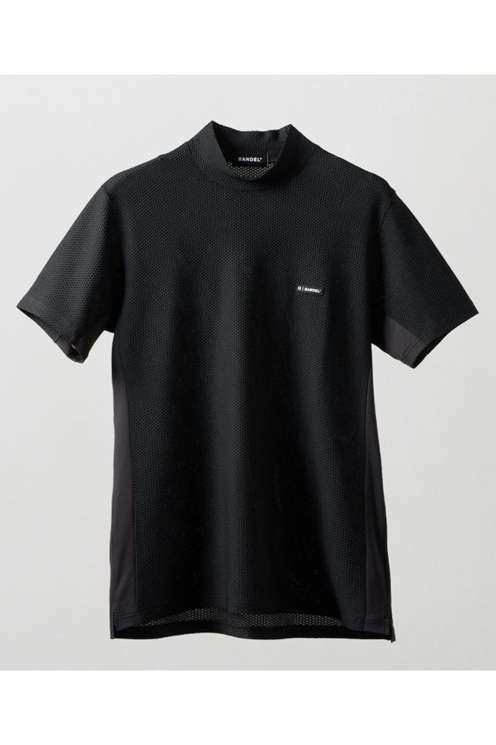 【26SS】 DRY WAFFLE SWITCH MOCK / ドライワッフルスウィッチモックネック (ブラック)