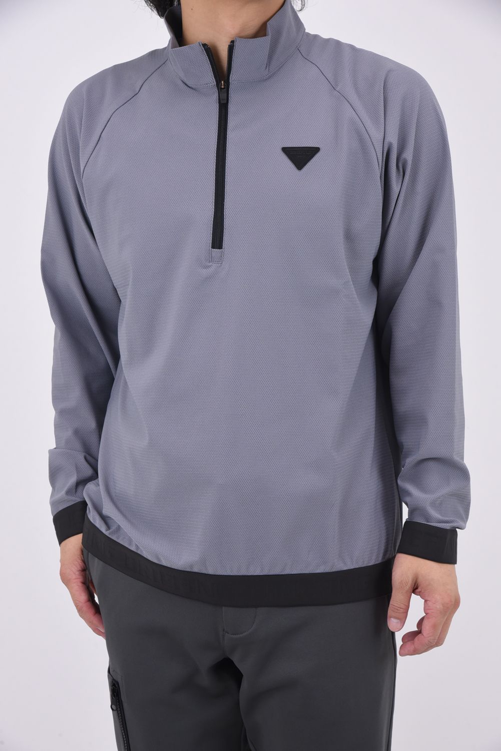BRIEFING ハーフジップ ブラック L BRIEFING - 【25AW】MEN'S LA LOGO RIB LS HALFZIP RF