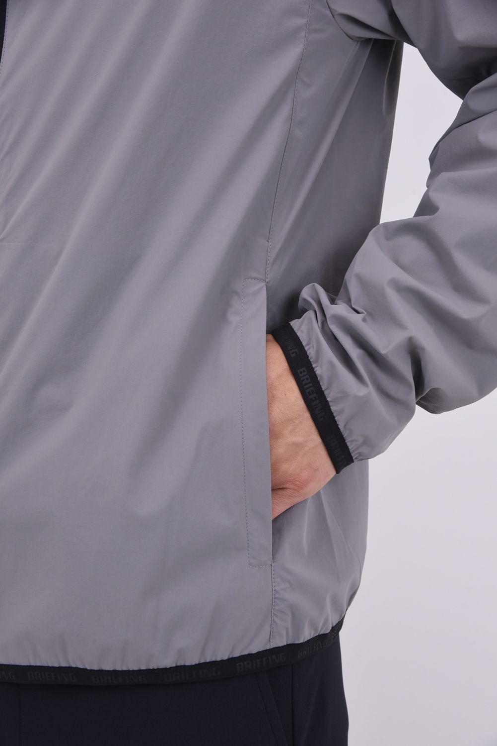 【25AW】 POCKETABLE WIND BLOUSON / ポケッタブル ライトブルゾン (グレー)