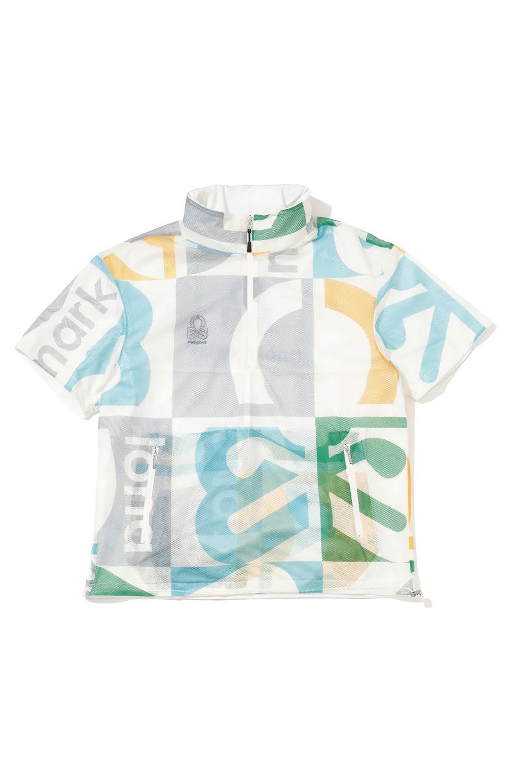 【26SS】 QUADRA AIR MESH 2-WAY PULLOVER / リバーシブル ショートスリーブプルオーバー (ホワイト) (3月4日入荷予定)