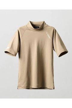 【26SS】 【レディース】 ウィメンズ ヒートパンチングモックネック (サンドカーキ) (4月上旬入荷予定)