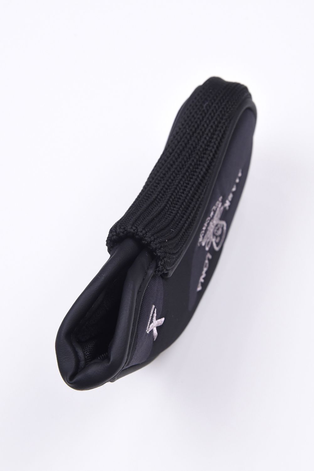 PREMIUM GAUGE IRON COVER / コーデュラナイロン レザーパイピング オリジナルカモジャカード アイアンカバー9個セット (ブラック)