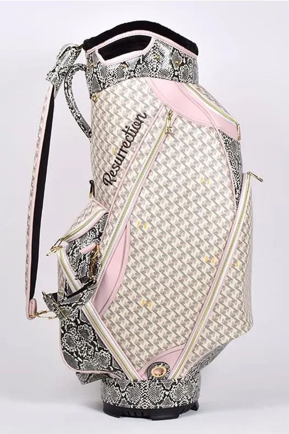 【銀行振込・代金引換不可】【返品・交換不可】【金田久美子プロモデル】 ORIOLA Pro (オリオラ プロ)  / カートタイプ キャディバッグ （パイソン）*