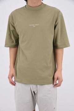 【26SS】 SURF Mockneck S/S(TI LEAF Paisley) / バックプリント モックネックTシャツ (セージ)