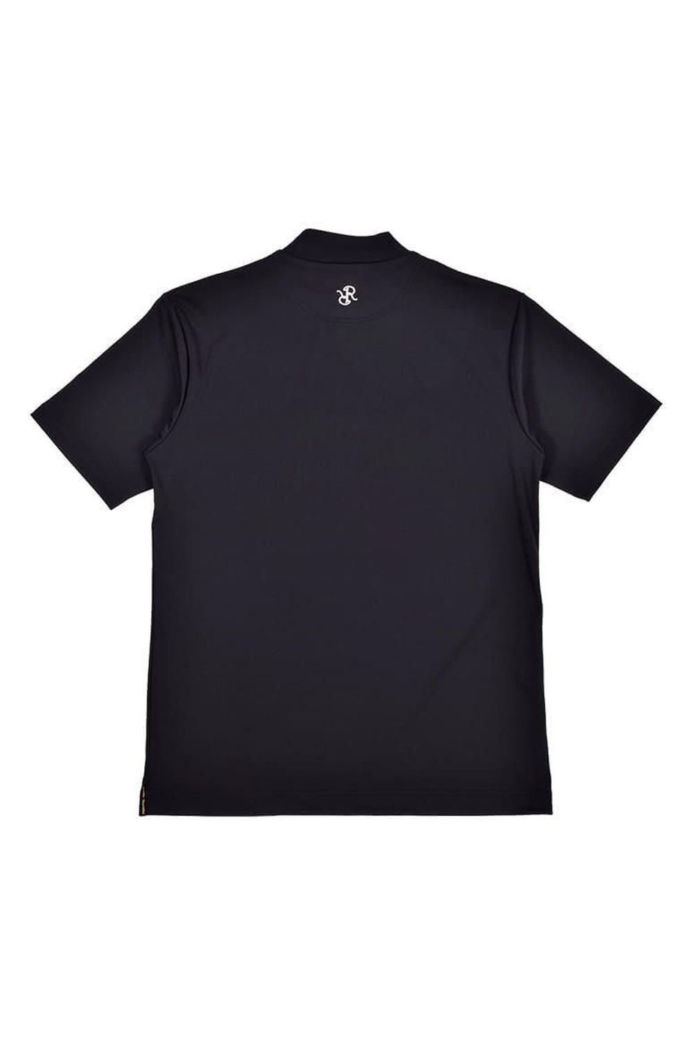 【26SS】 SILICON LOGO MOCK NECK / モノトーンシリーズ 3Dシリコンロゴ モックネックTシャツ (ブラック)*