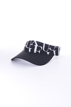 LOGO PATTERN SUN VISOR / オリジナルロゴ サンバイザー ブラック