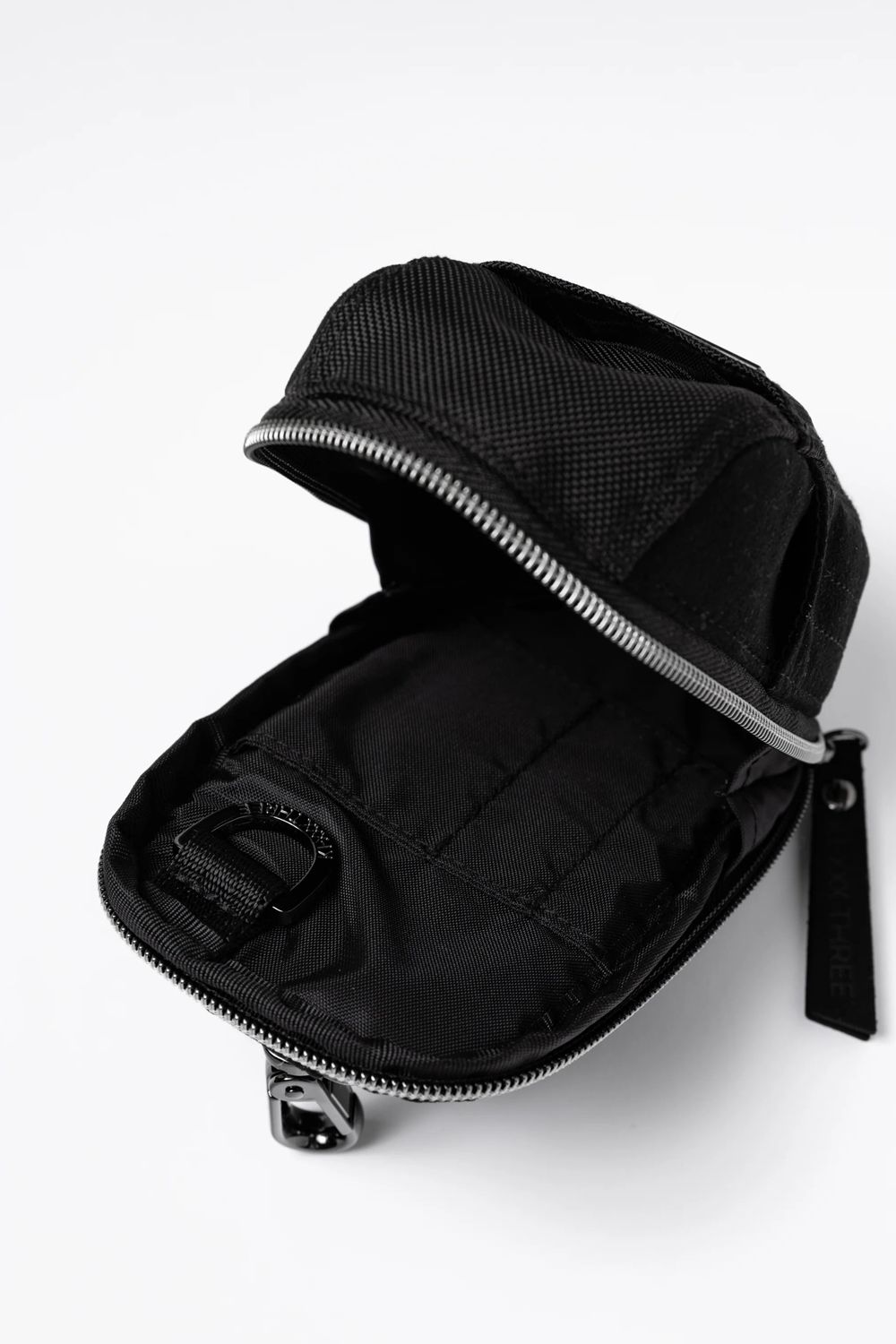 【26AW】 NYLON BASKET BALL POUCH / バスケット織ナイロン ボールポーチ (ブラック)