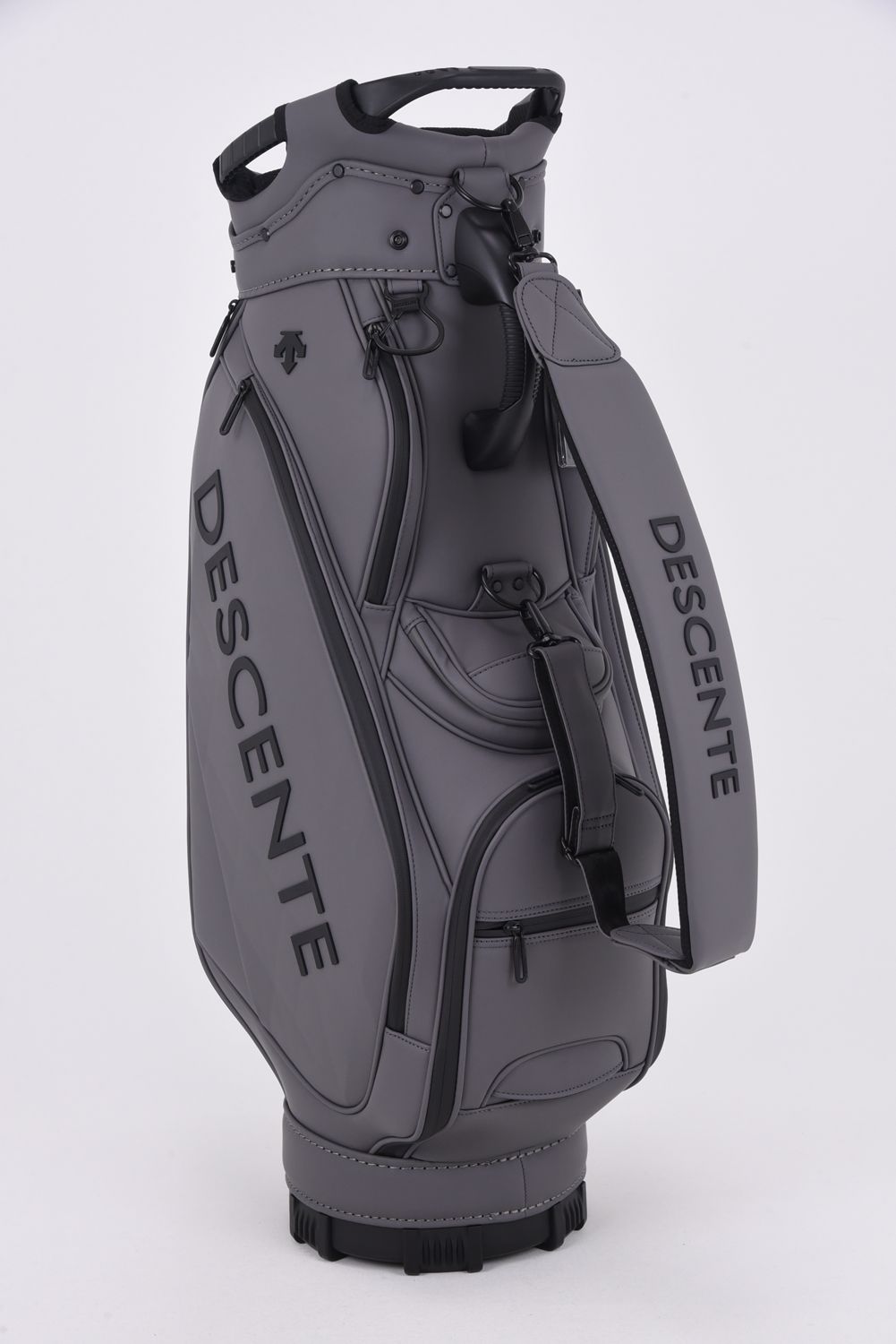 DESCENTEキャディバッグ 入手困難のグレー色 新品・未使用