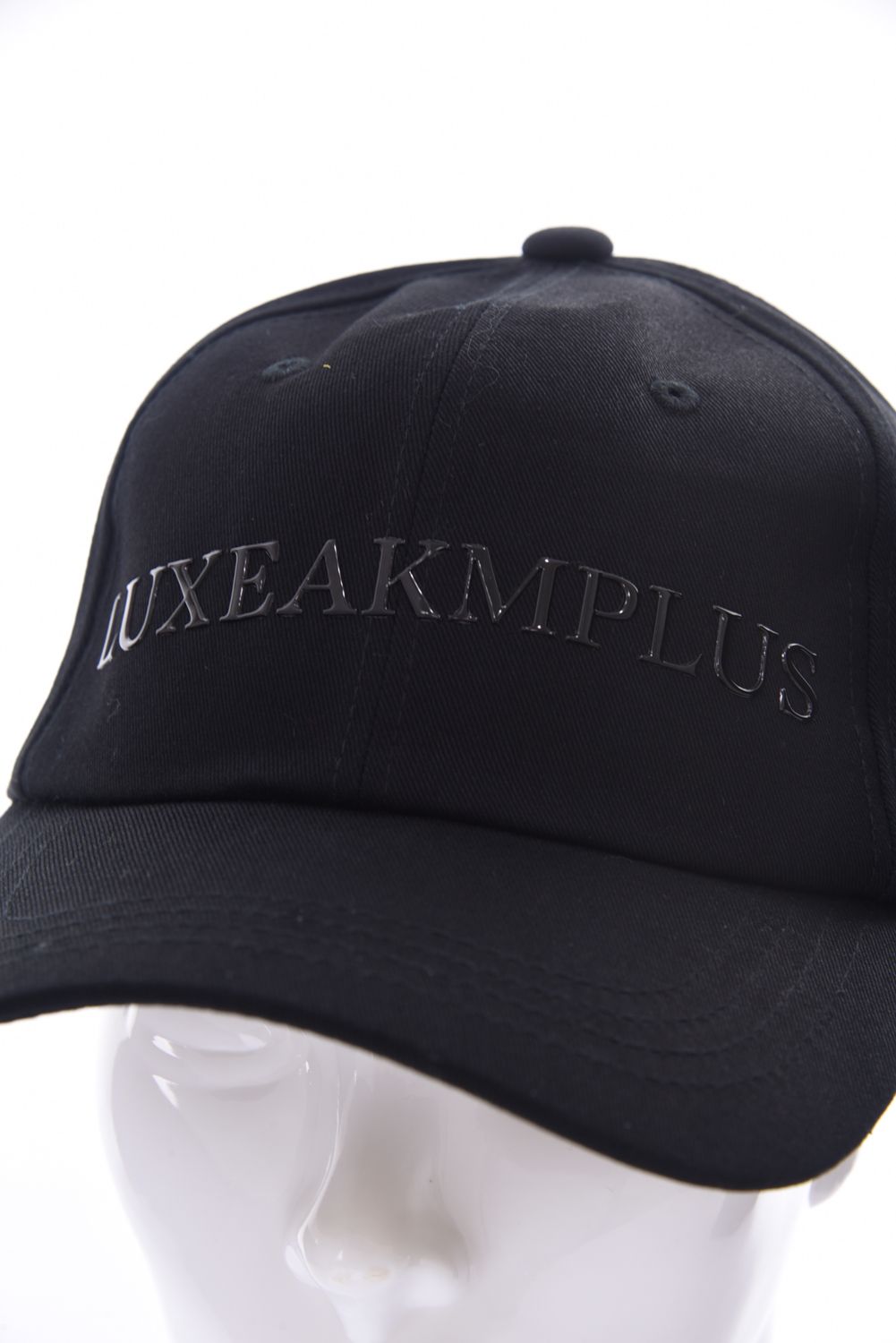 METAL PRINT LOGO CAP / メタルロゴ 6パネルキャップ (ブラック)