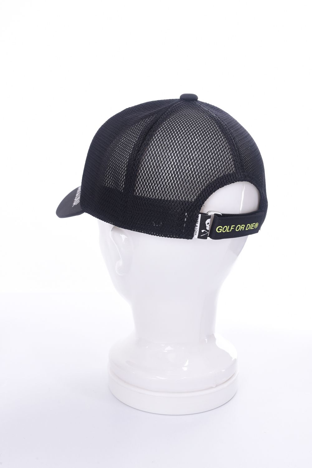 ICON REACH CAP / ロングビル 5パネルメッシュキャップ (ブラック)