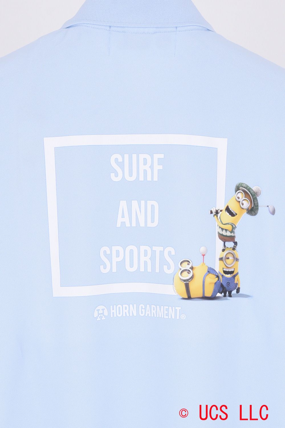 【25SS】【レディース】 S.A.S MINIONS POLO / ミニオンズ コラボモックネックTシャツ (サックス)