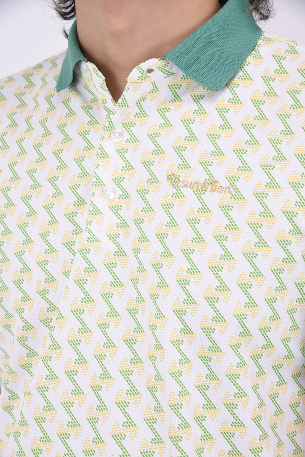 Resurrection - 【25SS】 MENS GM PRINT POLO SHIRT / GM