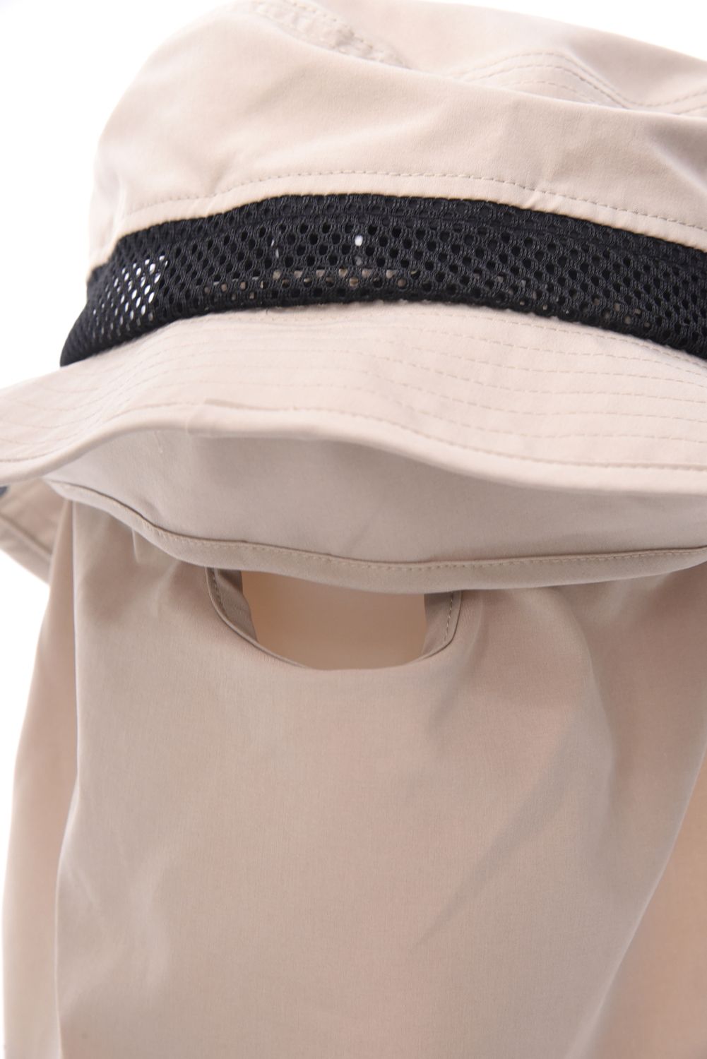 【26SS】 MEN'S COOLCORE SUNGUARD MESH HAT / サンガード付き メッシュバケットハット (ベージュ)