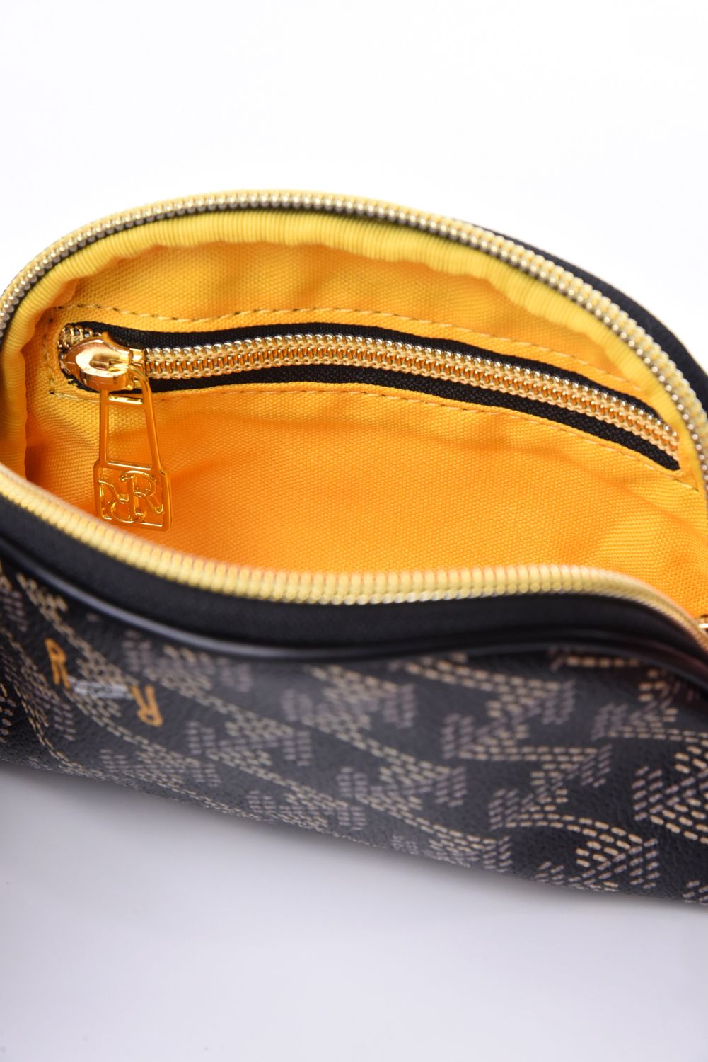 【プレゼント好適品】 KIWI PETIT (キウィ プチ)  / ブランド オリジナルテキスタイル プチ ポーチ (ダークブラック)*