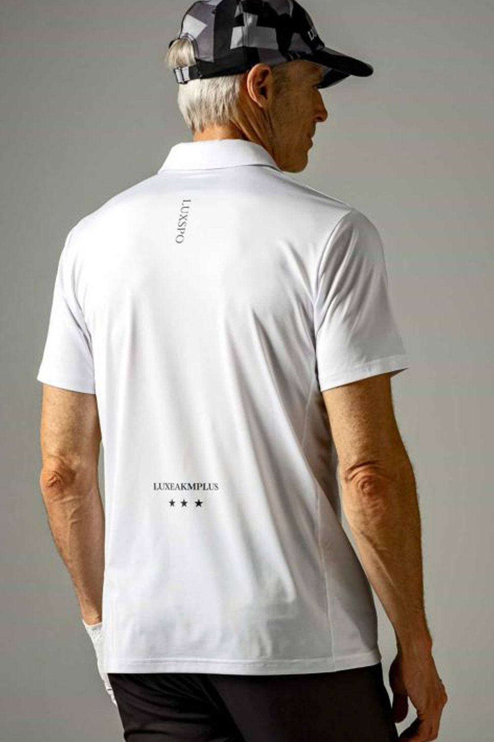 BASIC LOGO POLO SHIRTS / フロントロゴ 半袖ポロシャツ (ホワイト)