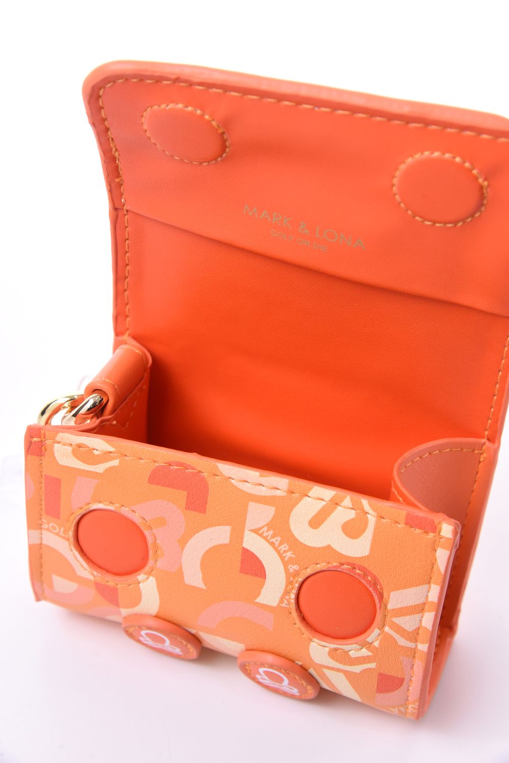 【26SS】 G.O.D UTILITY BALL CASE / シンセティックレザー 多機能ボールポーチ (オレンジ)