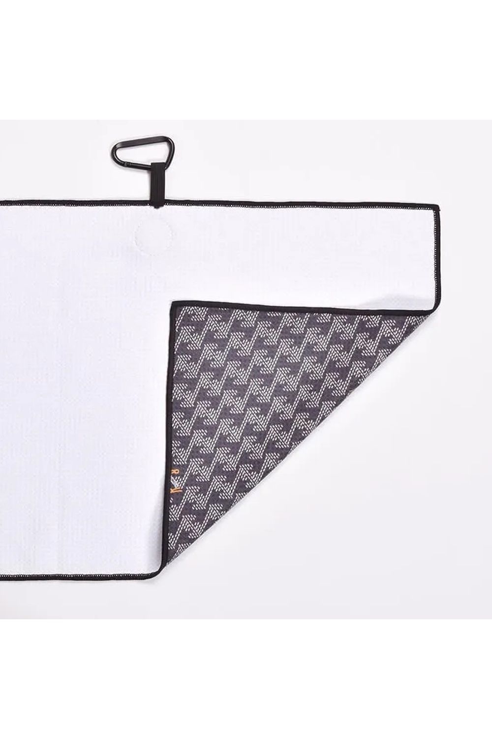【26AW】 Caddie Towel / カラビナ付き マグネット内蔵 キャディタオル (ダークブラック)